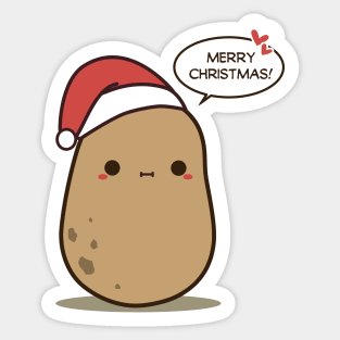 Christmas Potato Sticker